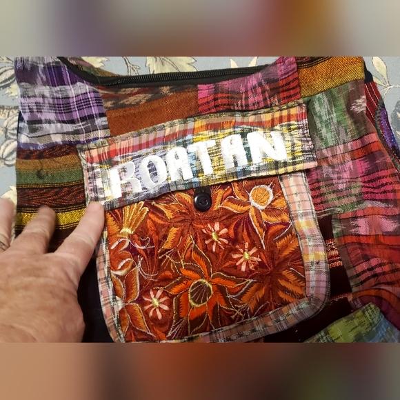 Colorful Patchwork Shoulder Bag - Picture 2 of 3